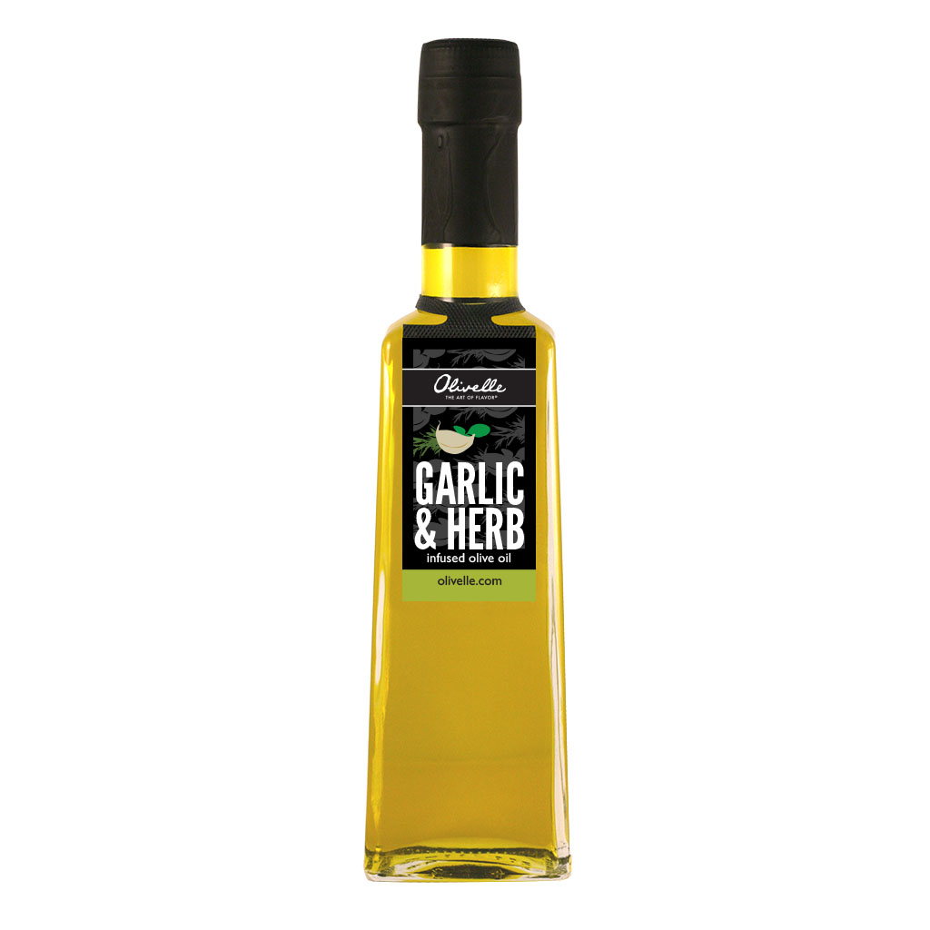 GARLIC HERB INFUSED OLIVE OIL Butte Posie Patch The Olive Pit
